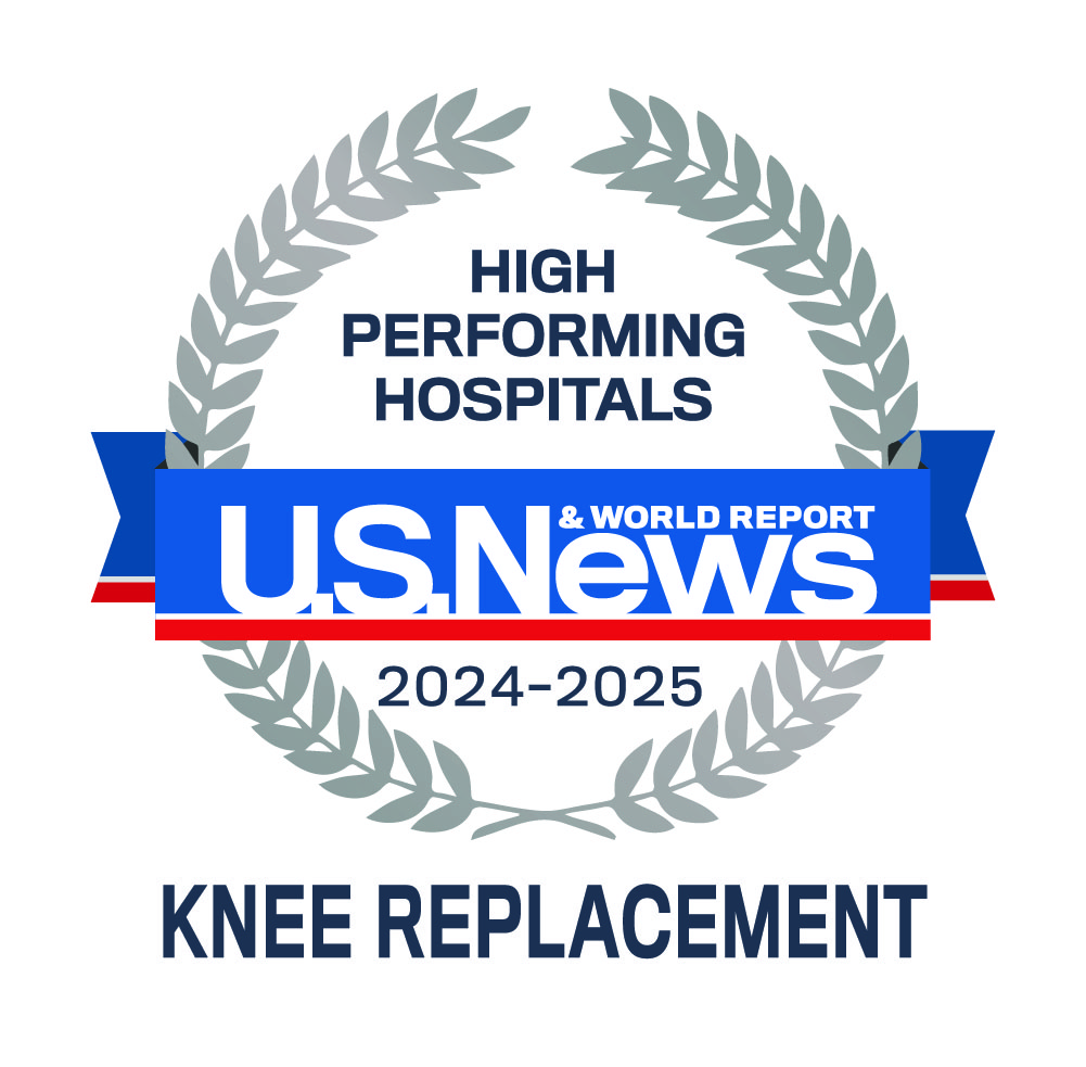 Knee Replacement - 2024-2025 Best Performing Hospitals - U.S. News Emblem